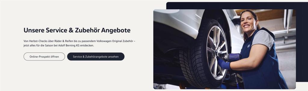 VW Service Herbstangebote 2026